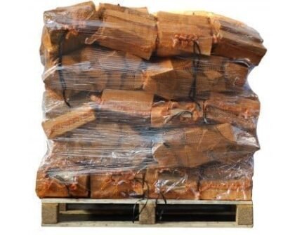 40 sacs de bois sec – 100% frêne – 8 kg